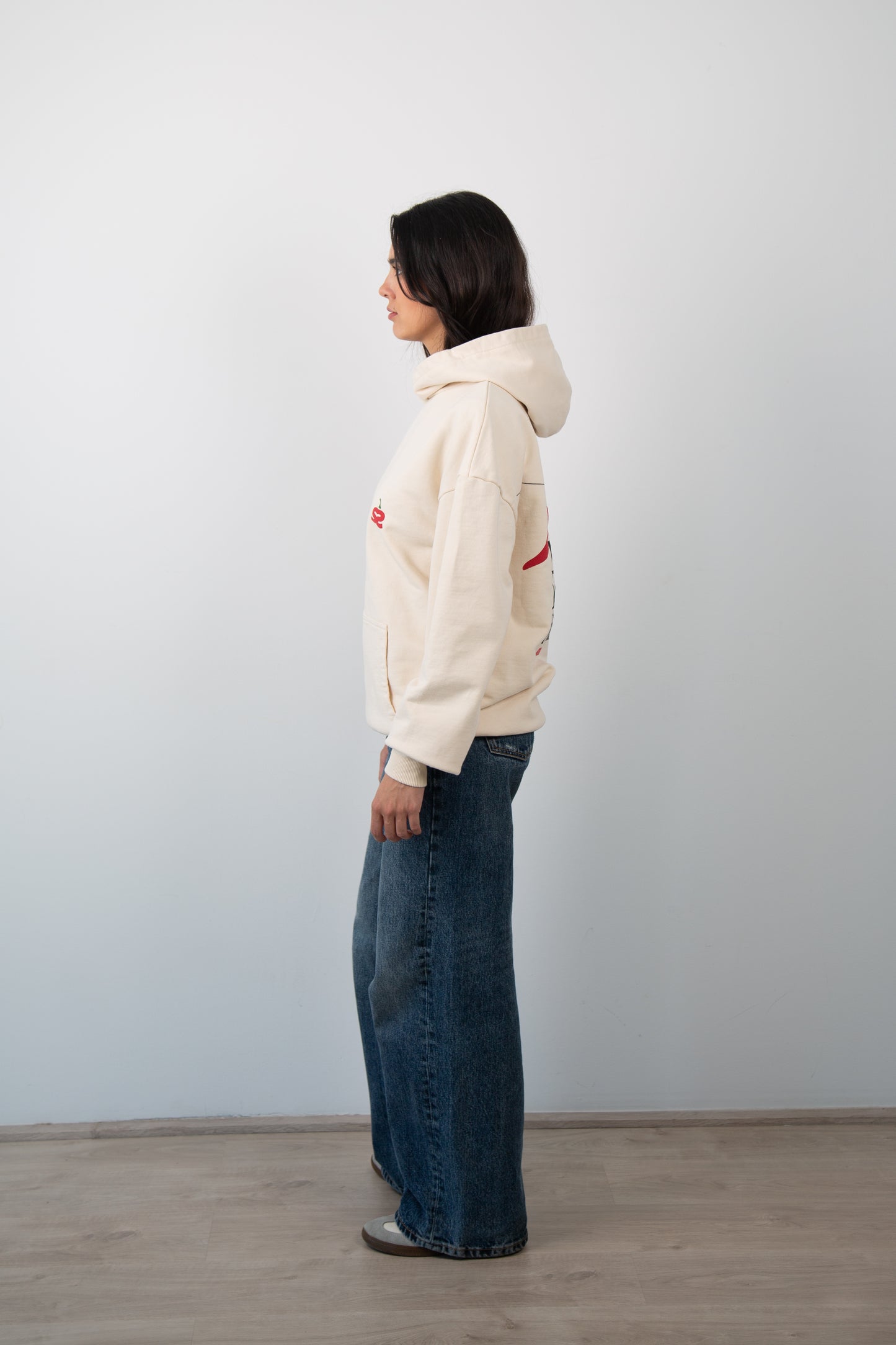 Hot Content Ivory Hoodie