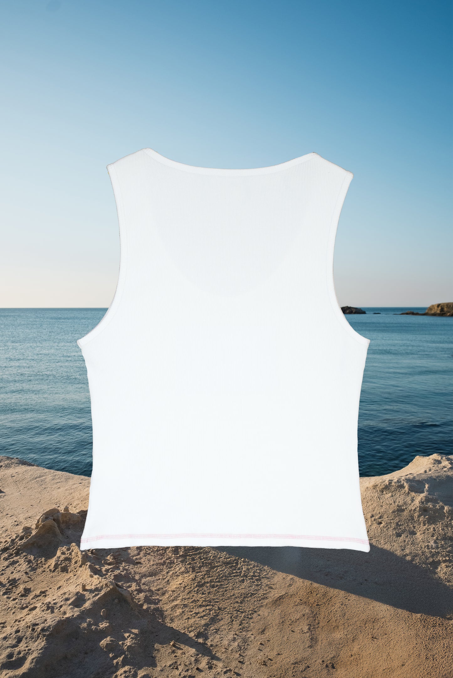 Sailor White Tank Top