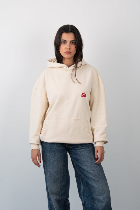 Hot Content Ivory Hoodie