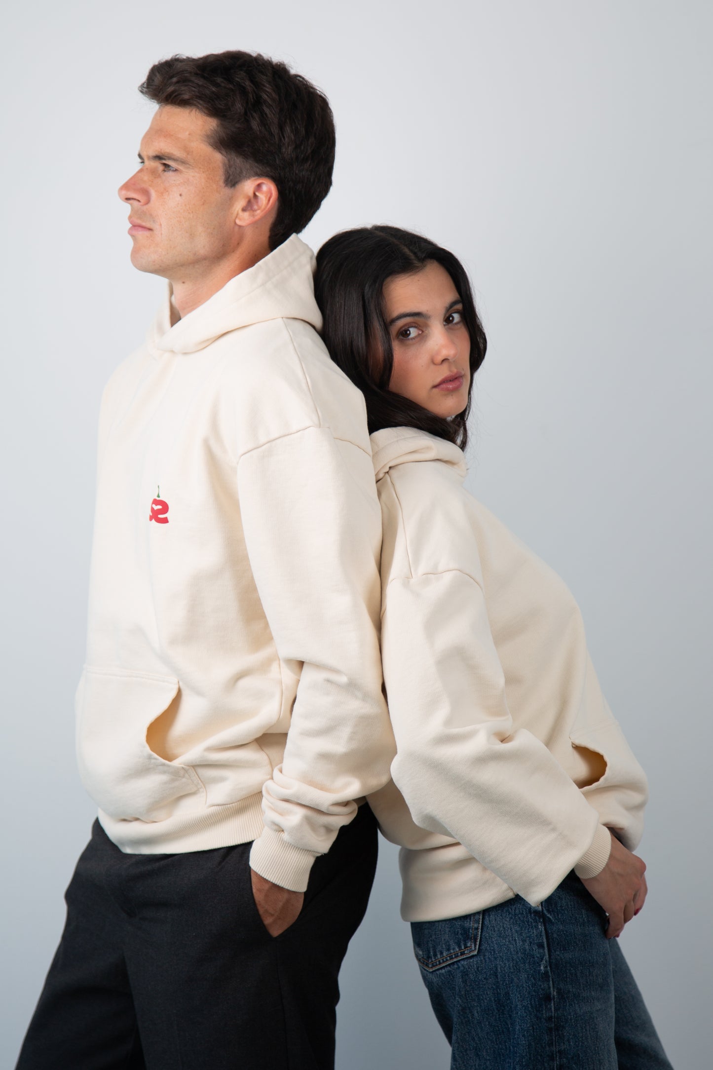 Hot Content Ivory Hoodie