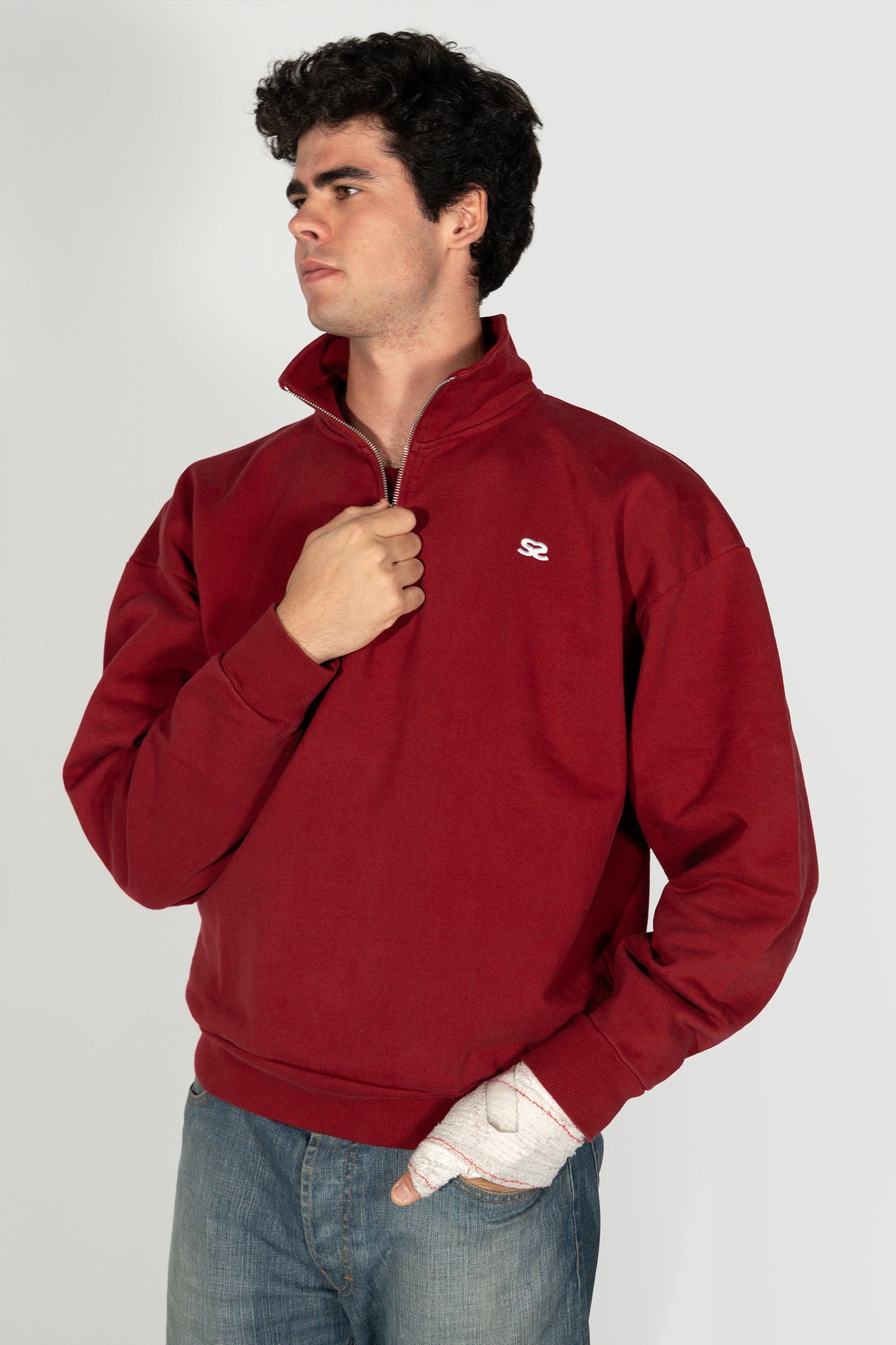 The OG Half-Zip Rhubarb