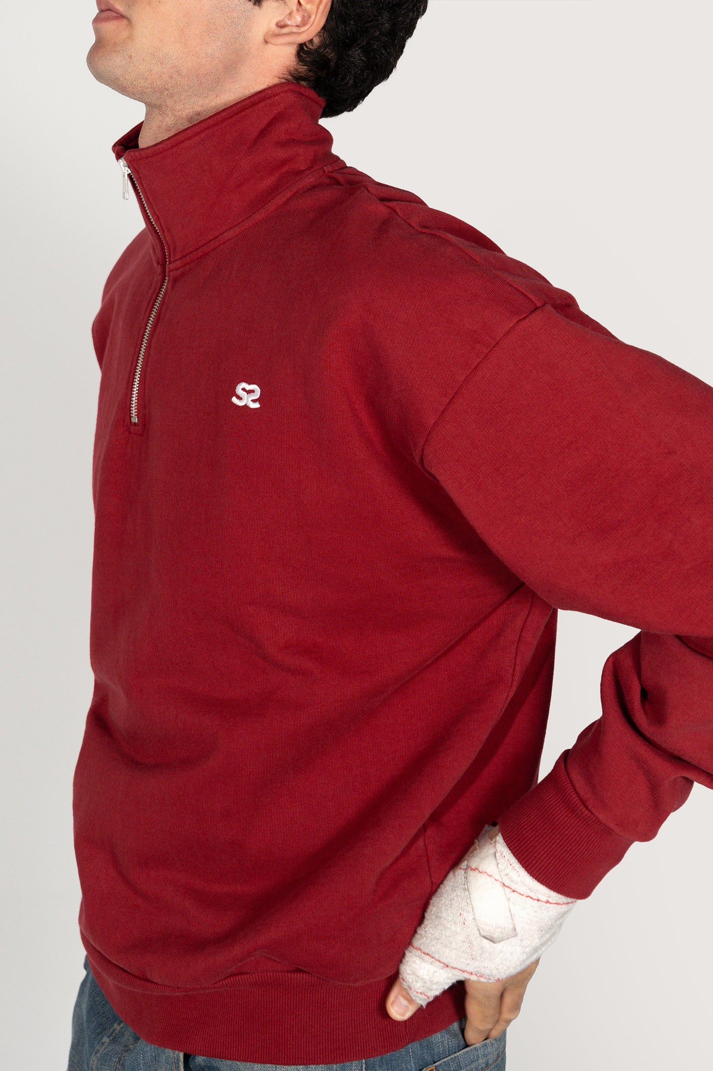 The OG Half-Zip Rhubarb