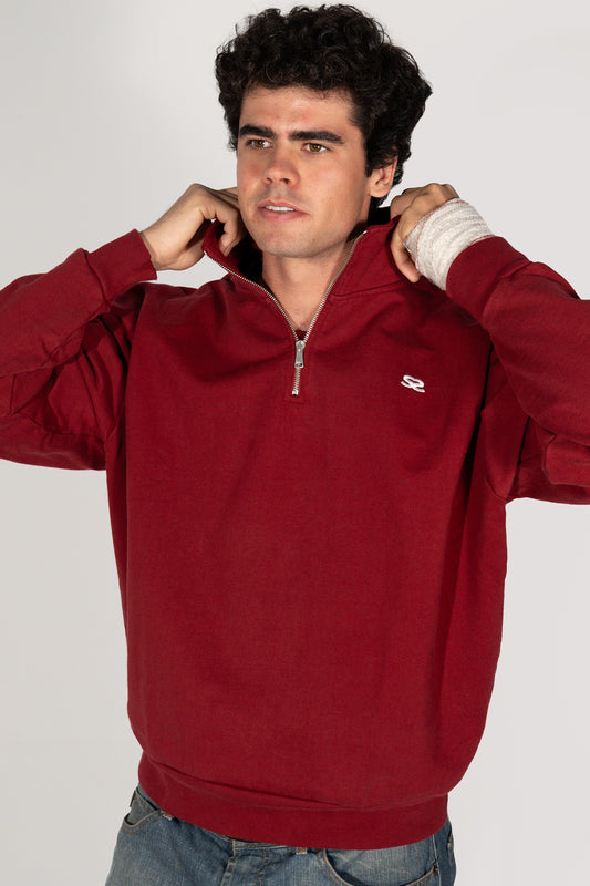 The OG Half-Zip Rhubarb